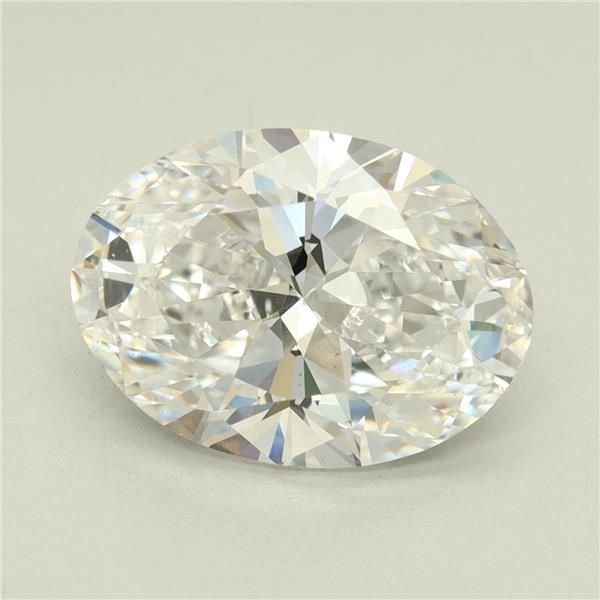 3.13ct D VS1 Rare Carat Ideal Cut Oval Lab Grown Diamond