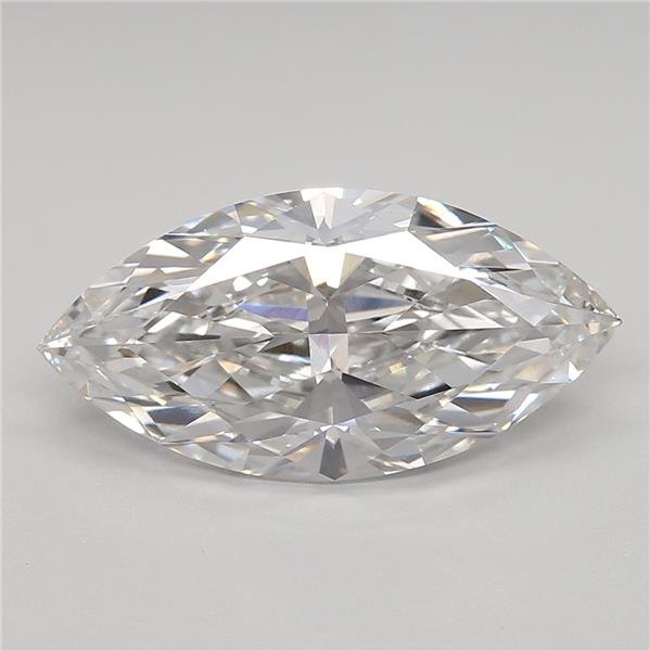 3.11ct F VS1 Rare Carat Ideal Cut Marquise Lab Grown Diamond