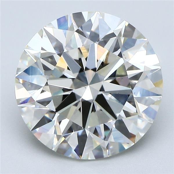 4.52ct J VS2 Rare Carat Ideal Cut Round Diamond