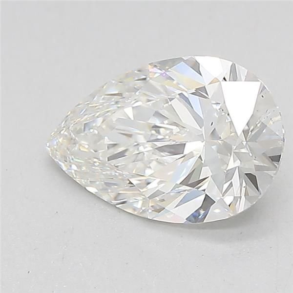 1.66ct F VS2 Rare Carat Ideal Cut Pear Lab Grown Diamond