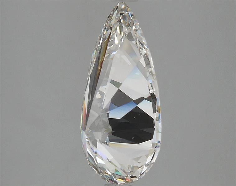 3.68ct H VS2 Rare Carat Ideal Cut Pear Lab Grown Diamond