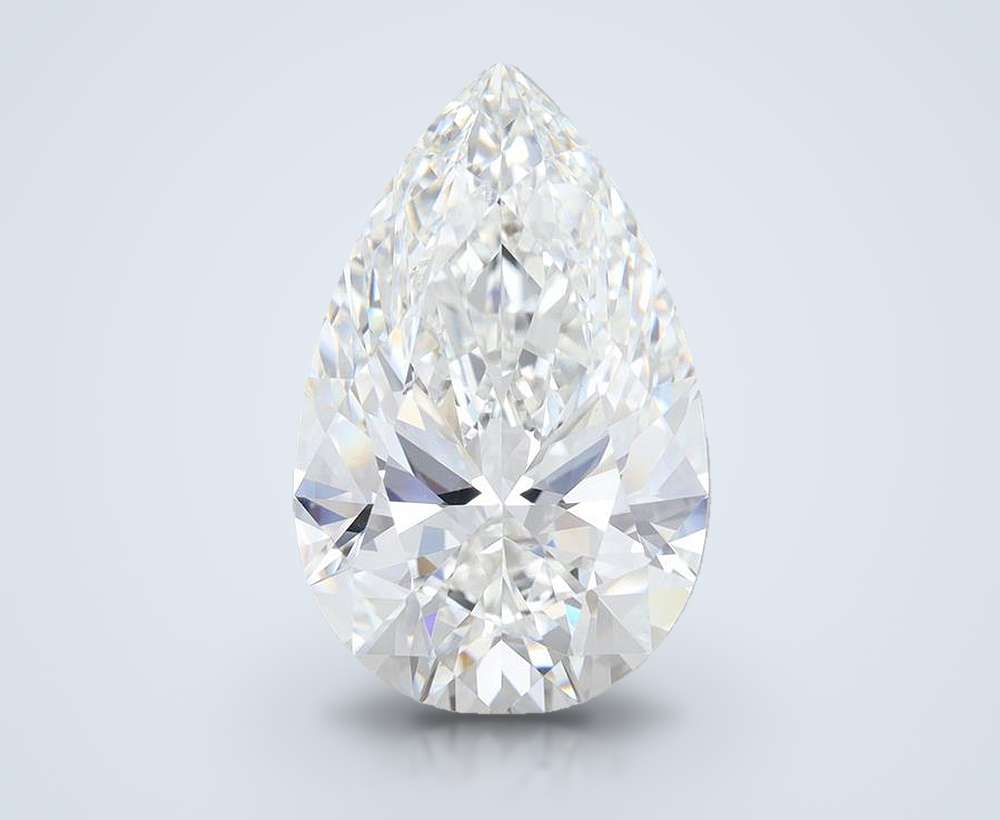 9.60 Carat Pear Lab Diamond