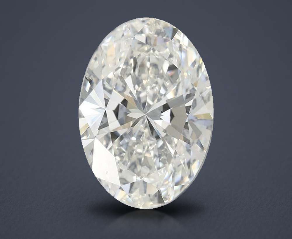 7.08 Carat Oval Lab Diamond