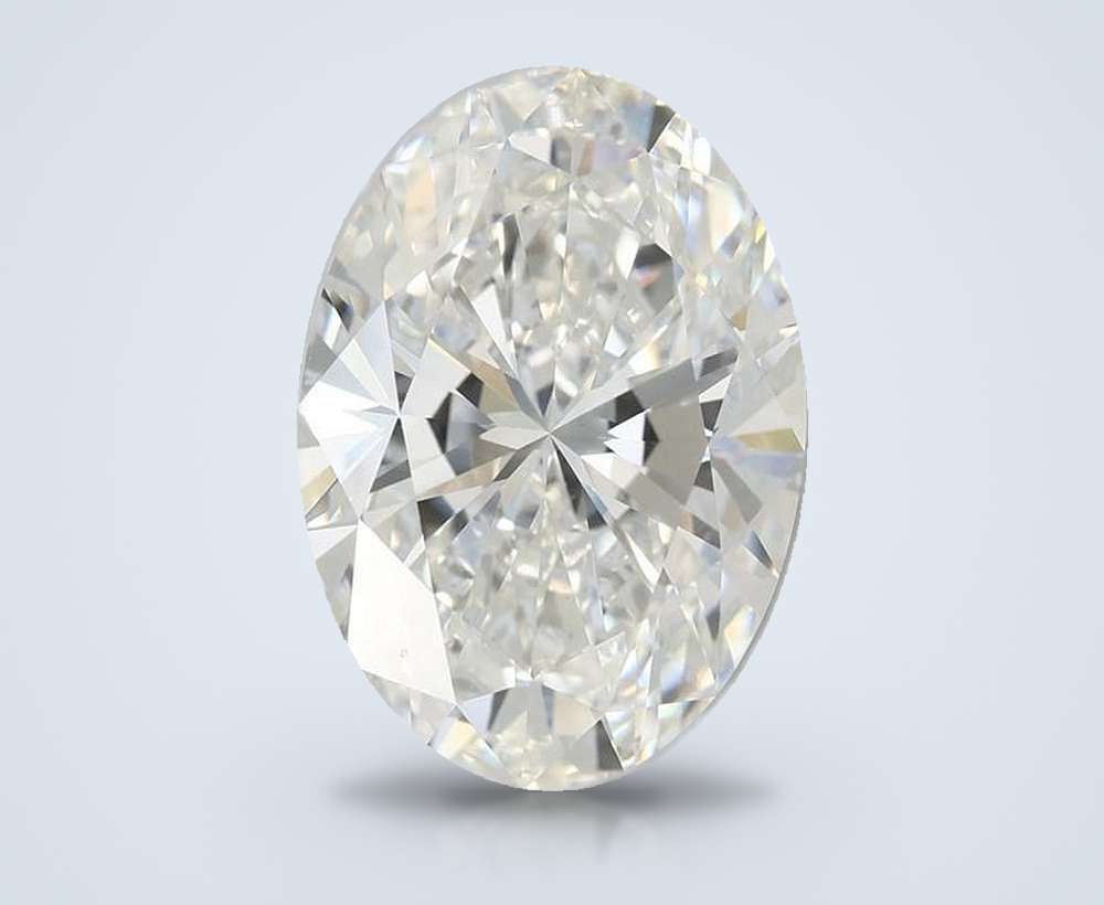 7.08 Carat Oval Lab Diamond