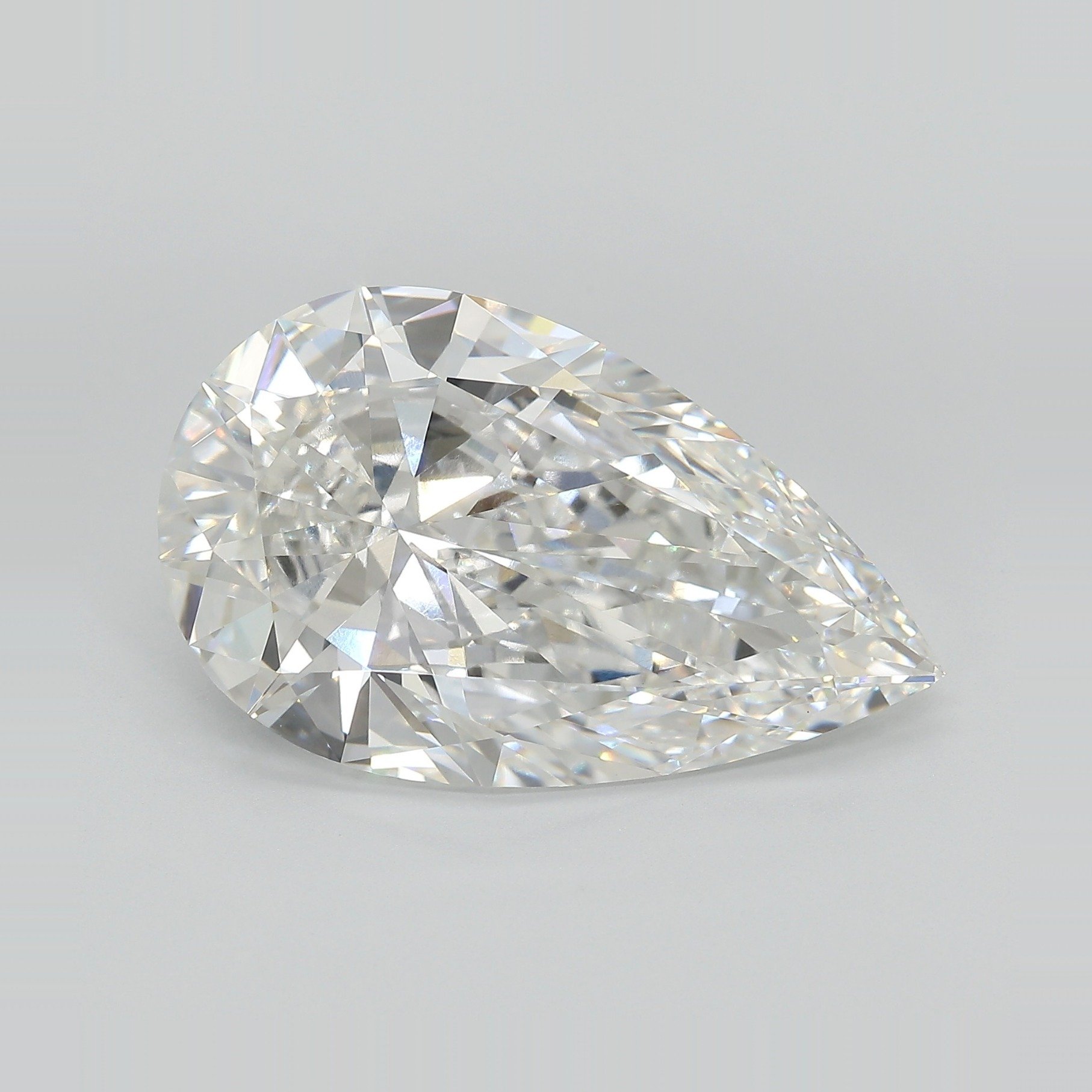 12.11ct F VVS2 Excellent Cut Pear Lab Grown Diamond