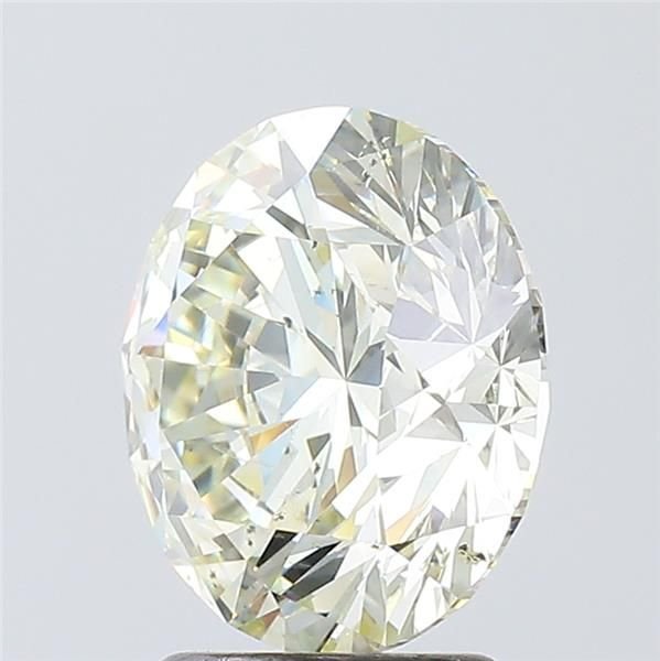 3.03ct K SI1 Rare Carat Ideal Cut Round Diamond