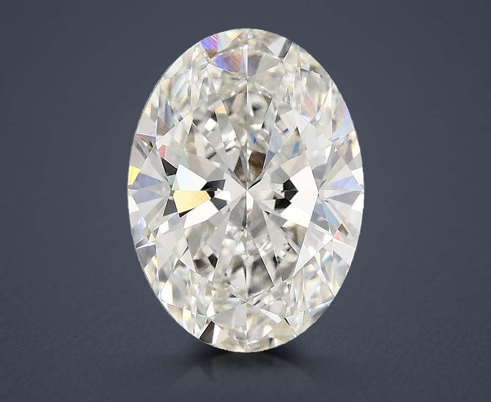 3.40 Carat Oval Lab Diamond