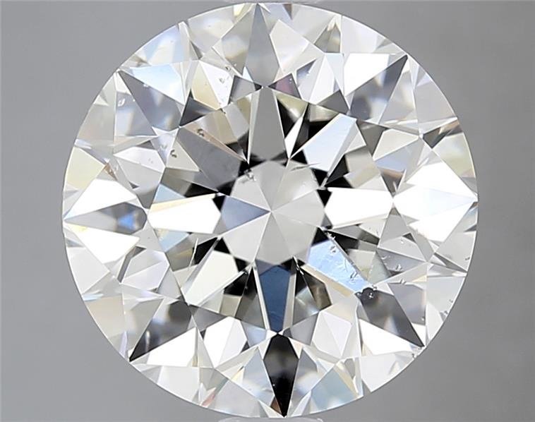 4.50ct I SI1 Rare Carat Ideal Cut Round Diamond