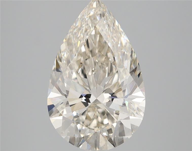 2.52ct H VS2 Rare Carat Ideal Cut Pear Lab Grown Diamond