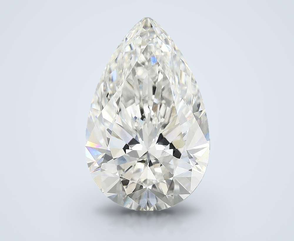 6.83 Carat Pear Lab Diamond