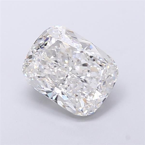 3.21ct E VVS2 Rare Carat Ideal Cut Cushion Lab Grown Diamond
