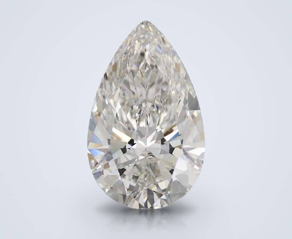 5.87 Carat Pear Lab Diamond
