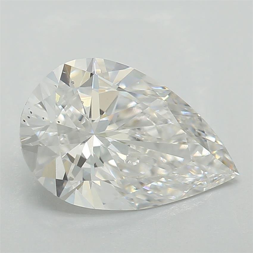0.88ct D VS2 Rare Carat Ideal Cut Pear Lab Grown Diamond