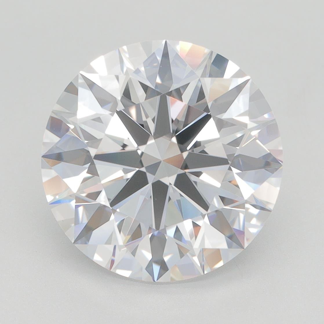 5.03ct D VVS1 Rare Carat Ideal Cut Round Lab Grown Diamond