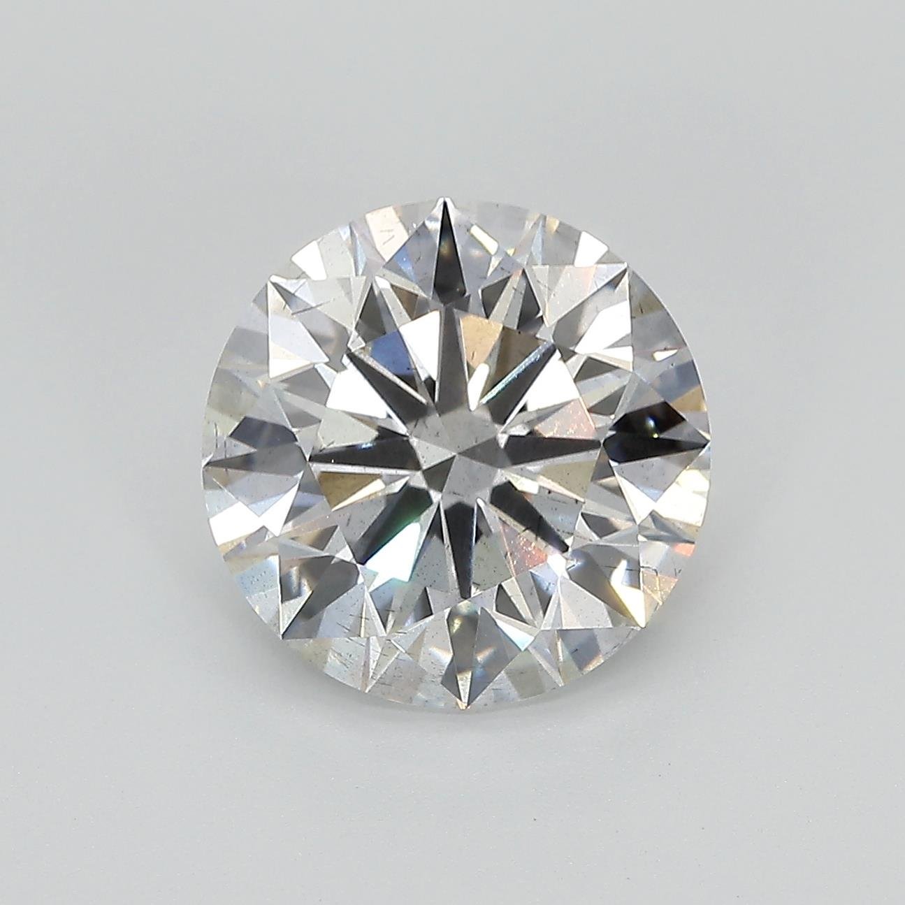 4.16ct F SI2 Rare Carat Ideal Cut Round Lab Grown Diamond