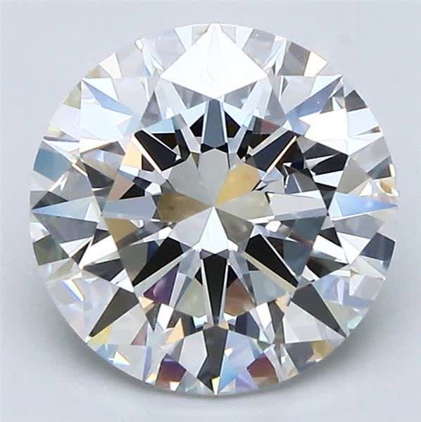 2.40ct F VVS1 Rare Carat Ideal Cut Round Diamond