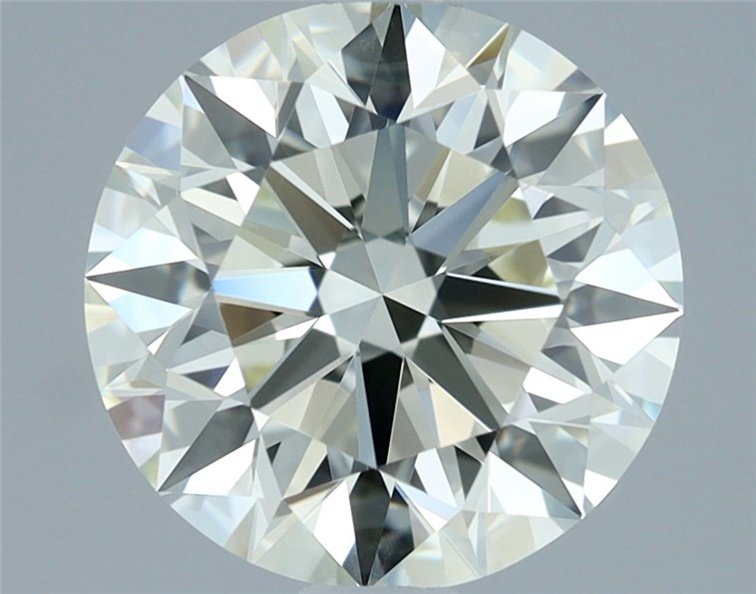2.07ct J IF Excellent Cut Round Diamond