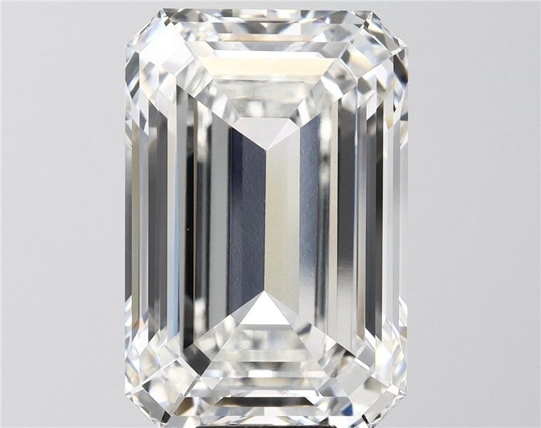 16.03ct F VVS2 Rare Carat Ideal Cut Emerald Lab Grown Diamond