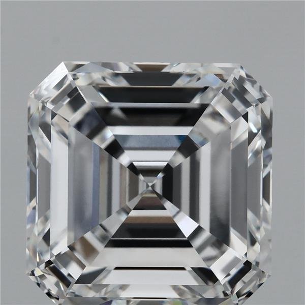 7.05ct F VVS2 Excellent Cut Asscher Lab Grown Diamond