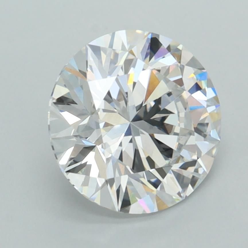 2.57ct E VVS1 Rare Carat Ideal Cut Round Lab Grown Diamond