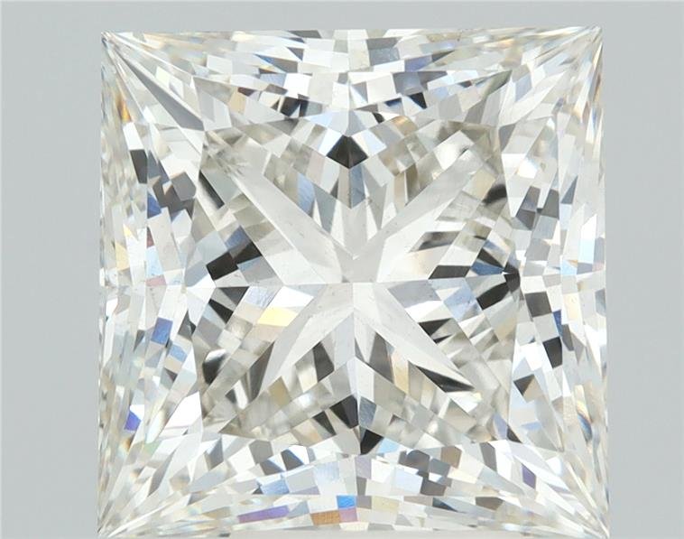 6.21ct H VS2 Rare Carat Ideal Cut Princess Lab Grown Diamond