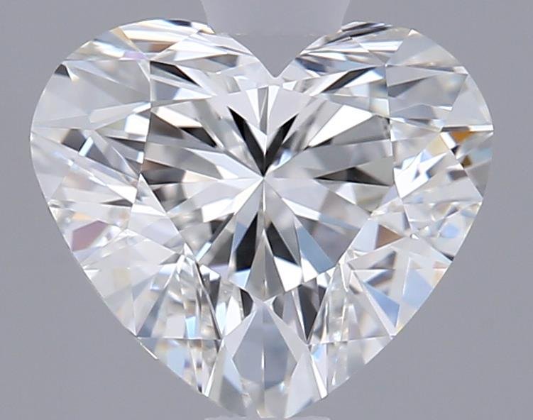 1.27ct F VS1 Rare Carat Ideal Cut Heart Lab Grown Diamond