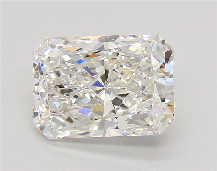 3.04ct F VS1 Rare Carat Ideal Cut Radiant Lab Grown Diamond