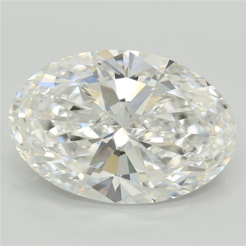 7.62ct E VS1 Rare Carat Ideal Cut Oval Lab Grown Diamond