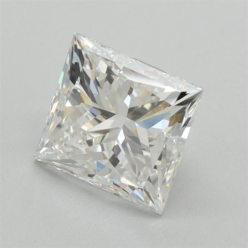 2.03ct E VVS2 Very Good Cut Princess Lab Grown Diamond