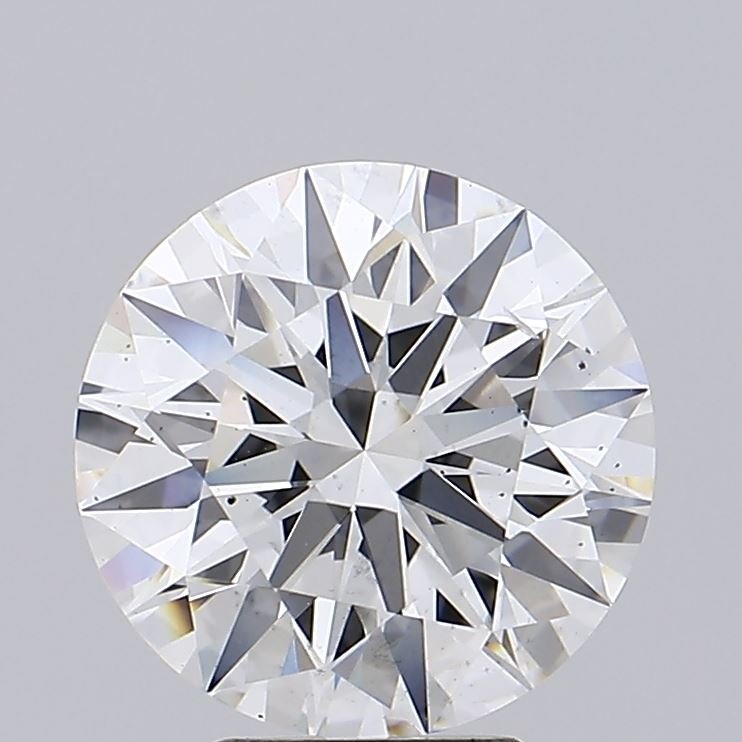 5.02ct F SI1 Rare Carat Ideal Cut Round Lab Grown Diamond