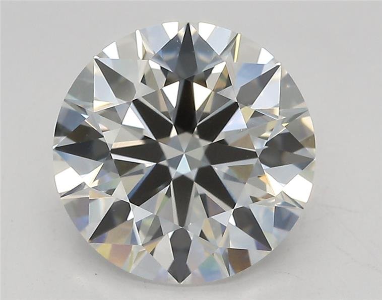 3.07ct F VVS2 Rare Carat Ideal Cut Round Lab Grown Diamond
