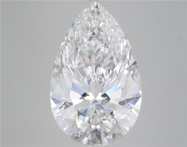 9.22ct F VS2 Rare Carat Ideal Cut Pear Lab Grown Diamond