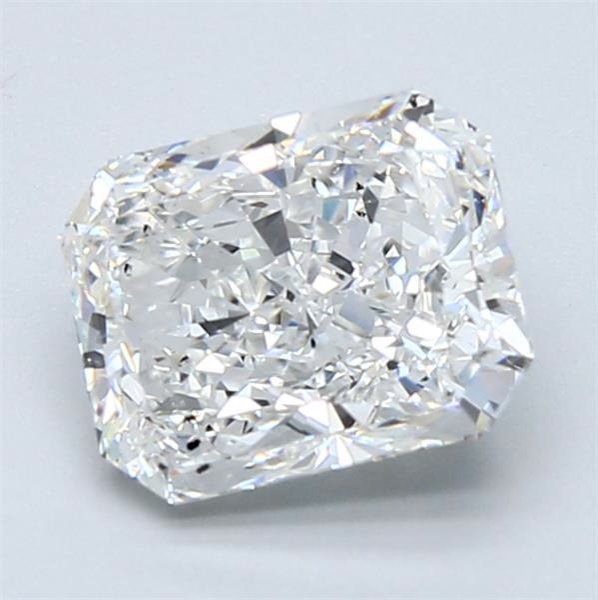 2.21ct G SI2 Rare Carat Ideal Cut Radiant Diamond