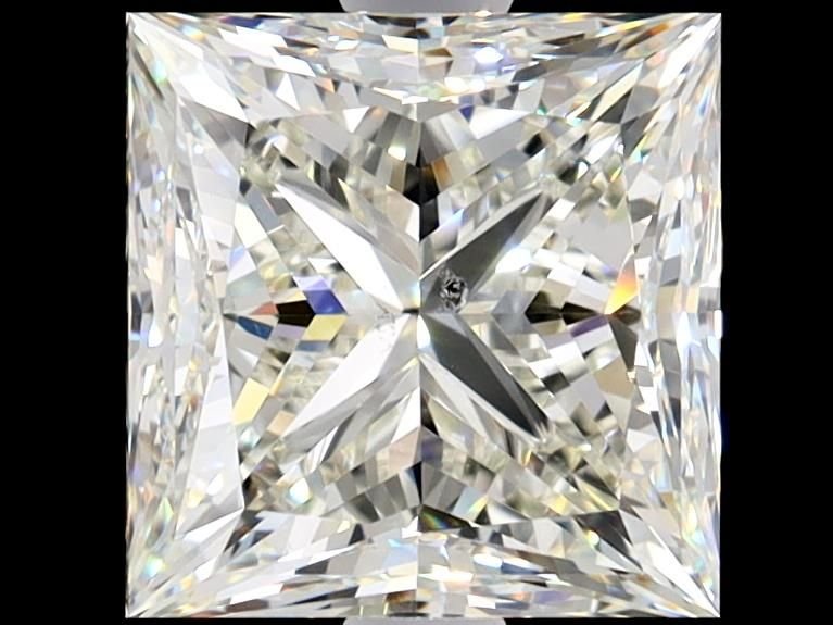 3.01ct K SI2 Very Good Cut Princess Diamond