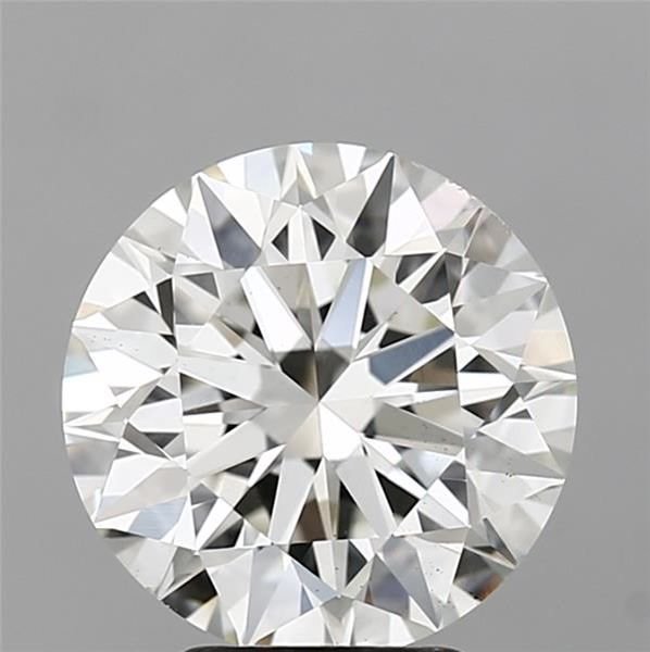 3.71ct H VS2 Rare Carat Ideal Cut Round Diamond