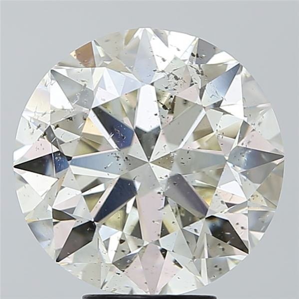 7.01ct J SI2 Excellent Cut Round Diamond