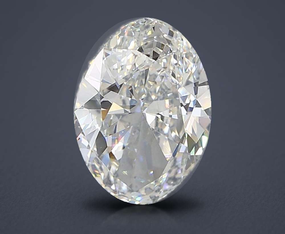 7.03 Carat Oval Lab Diamond