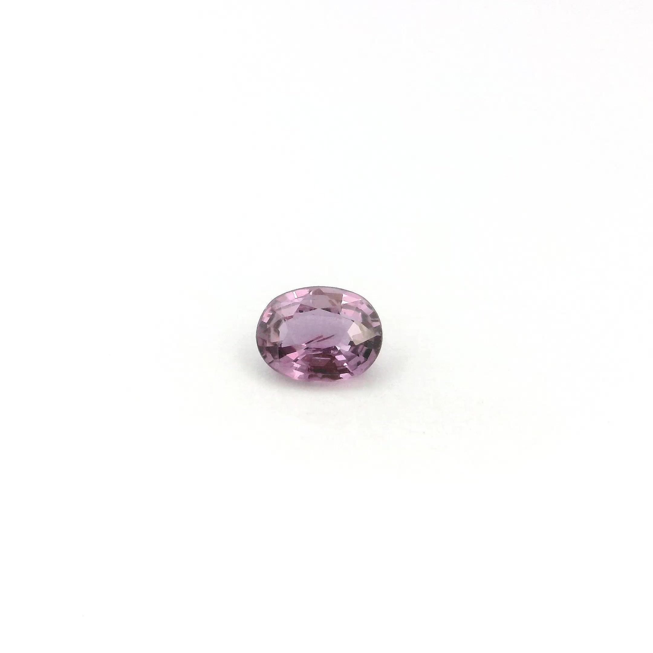 0.41 Carat Pink Oval Sapphire
