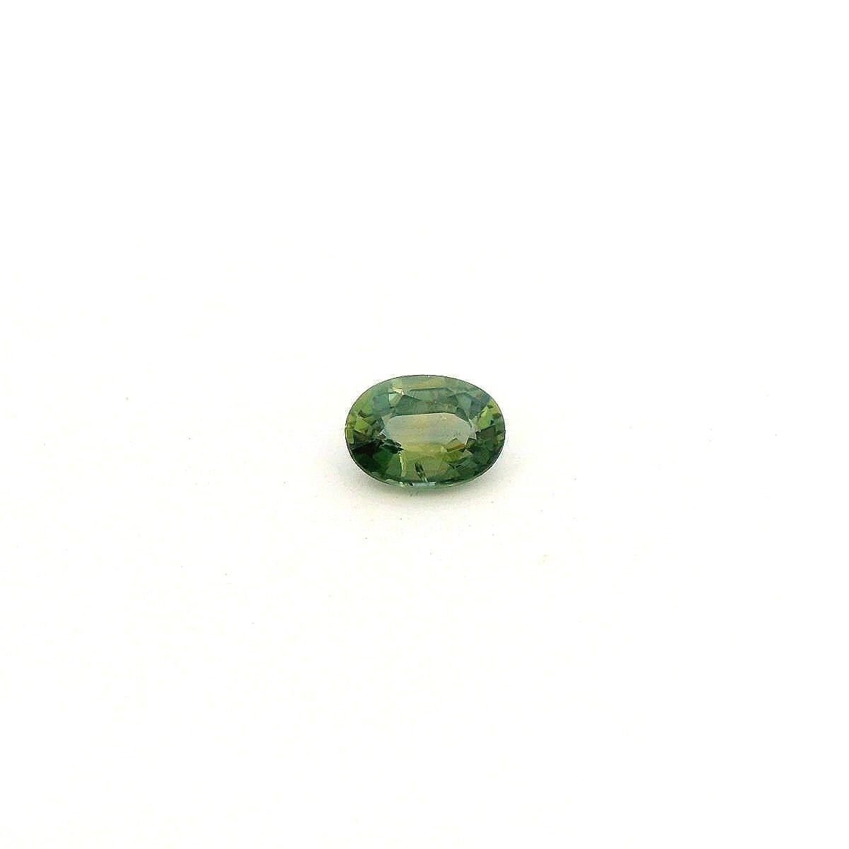 1.03 Carat Teal Oval Sapphire