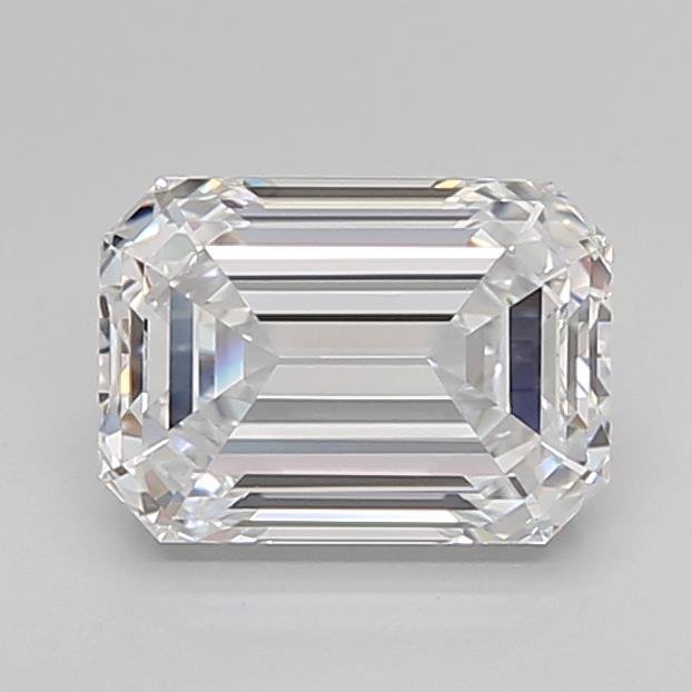 1.95ct D VVS2 Rare Carat Ideal Cut Emerald Lab Grown Diamond