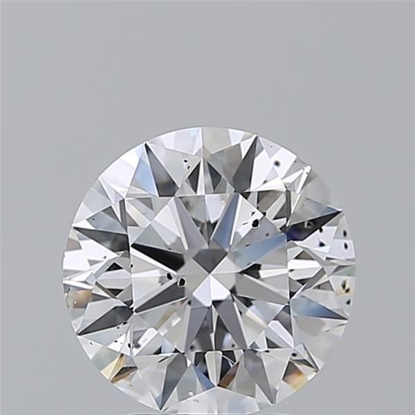 3.01ct D SI2 Rare Carat Ideal Cut Round Diamond