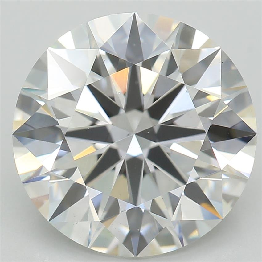 3.09ct F VS1 Rare Carat Ideal Cut Round Lab Grown Diamond