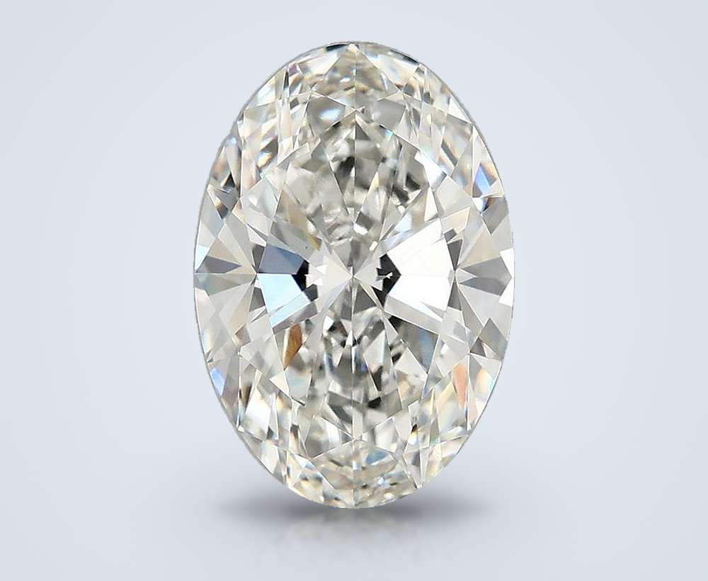 3.85 Carat Oval Lab Diamond