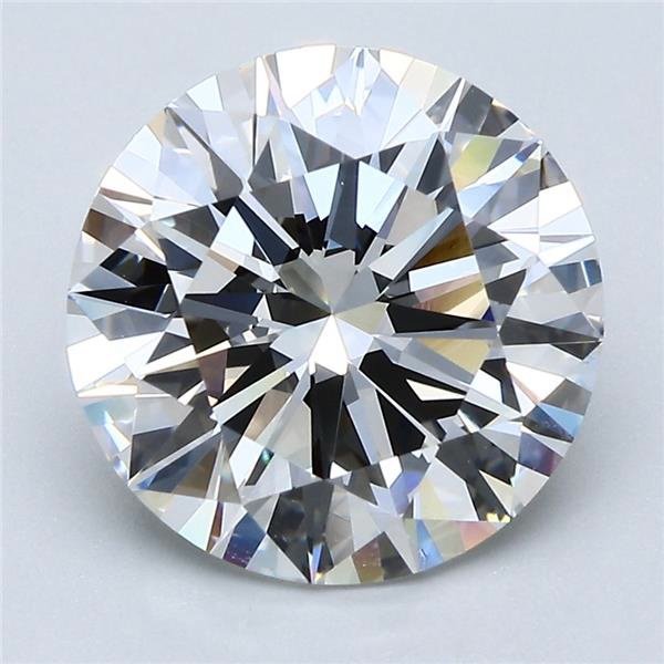 4.35ct H VVS2 Rare Carat Ideal Cut Round Diamond