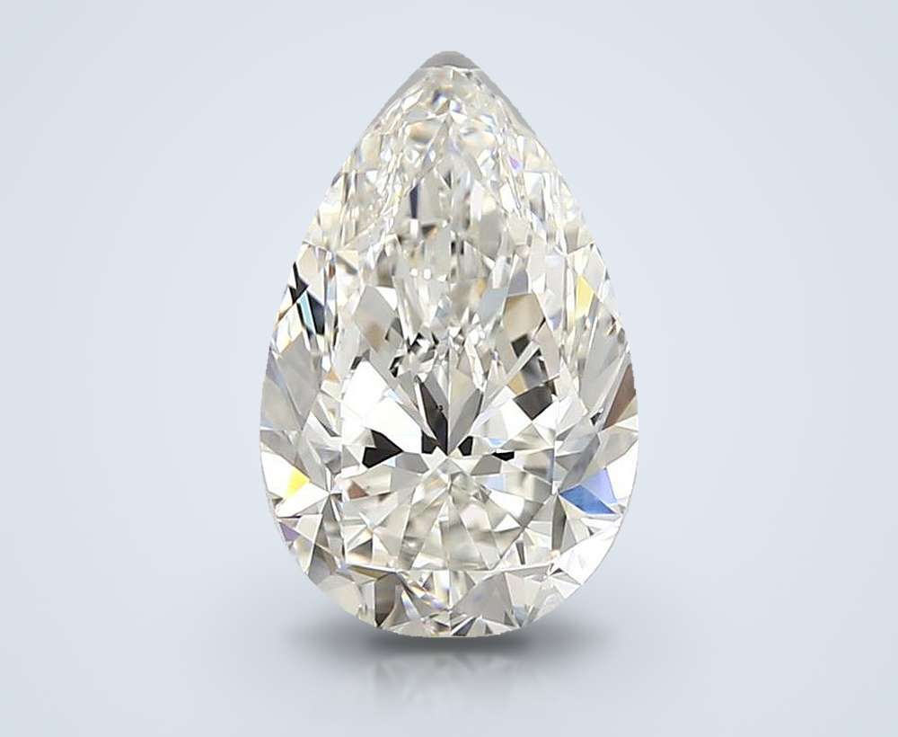 1.80 Carat Pear Natural Diamond