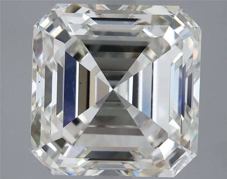 5.10ct I VS2 Rare Carat Ideal Cut Asscher Lab Grown Diamond