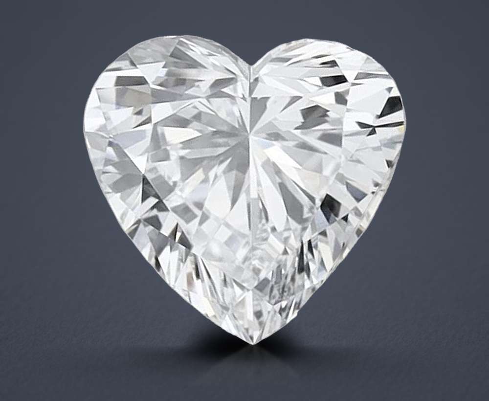 0.53 Carat Heart Lab Diamond