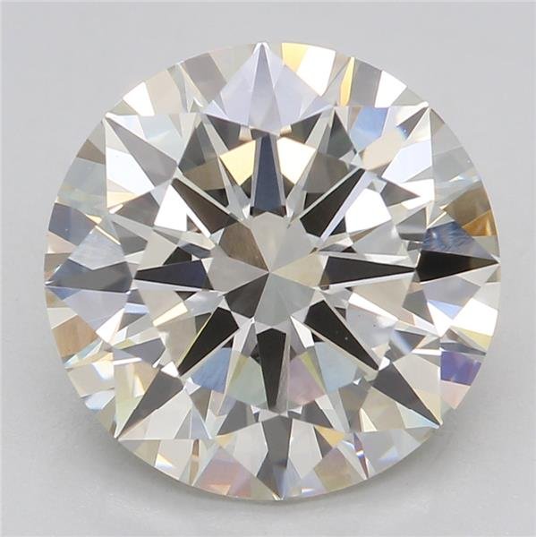 3.02ct K VVS2 Excellent Cut Round Lab Grown Diamond