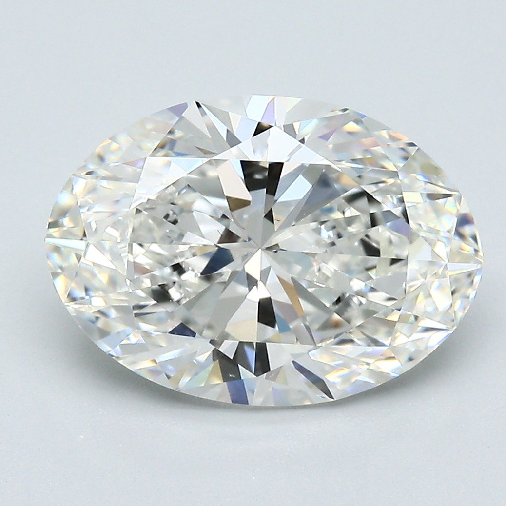 4.01ct G VS2 Rare Carat Ideal Cut Oval Diamond
