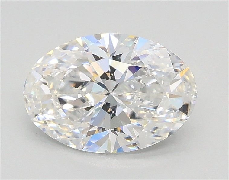 1.06ct D VS1 Rare Carat Ideal Cut Oval Lab Grown Diamond